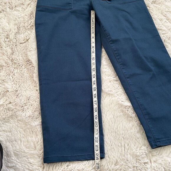 Mason & Belle Straight Slim Chino Twill Pants Blue Size 10 - Picture 6 of 8